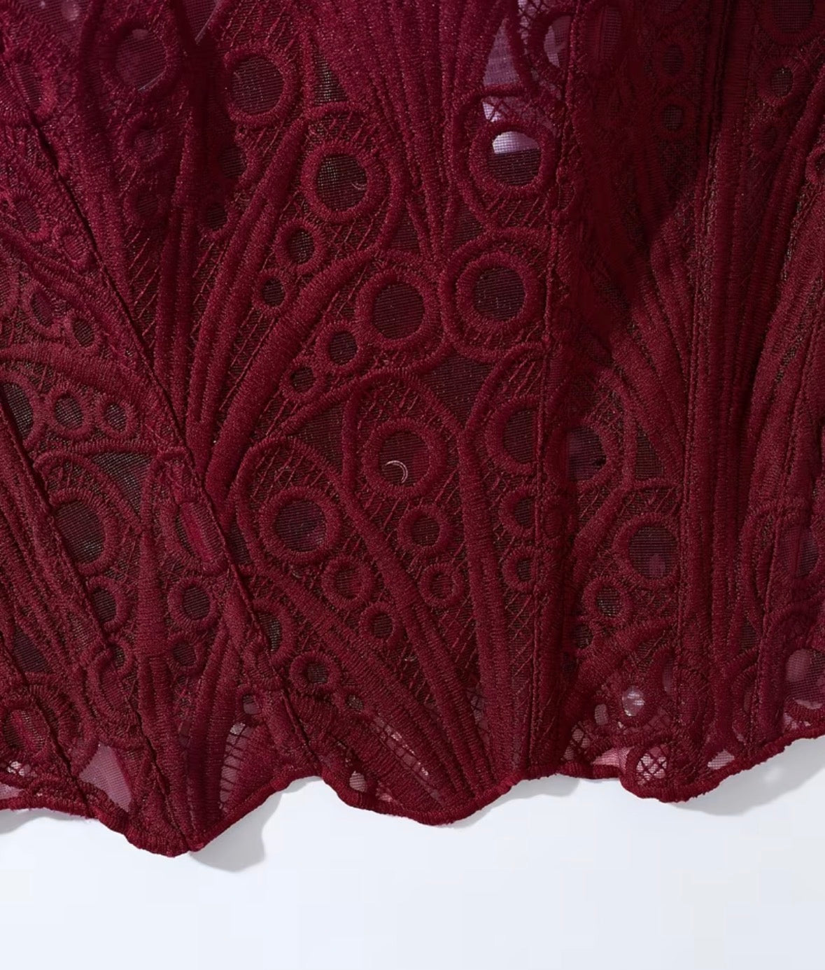 Corset melisa vinotinto