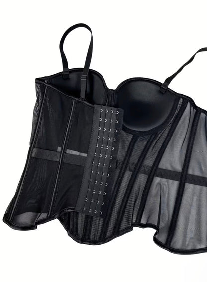 Corset jazmin largo negro