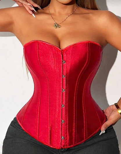 Corset victoriano rojo 2