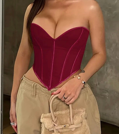 Corset Maia vinotinto