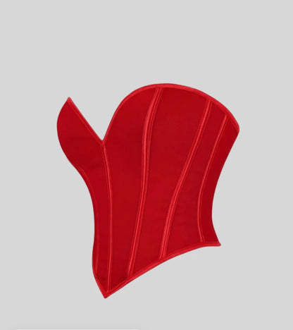 Corset maia rojo