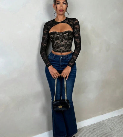 Corset suprema con mangas
