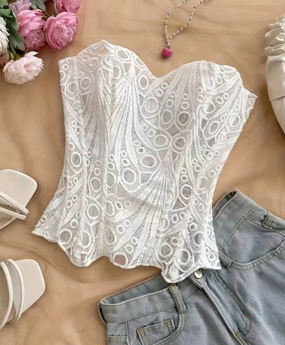 Corset melisa blanco