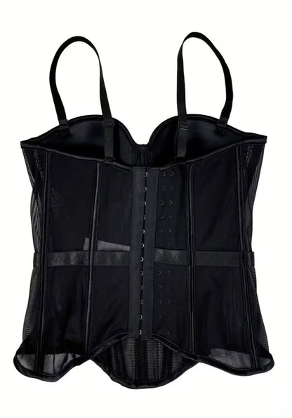 Corset jazmin largo negro