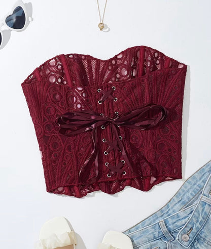 Corset melisa vinotinto