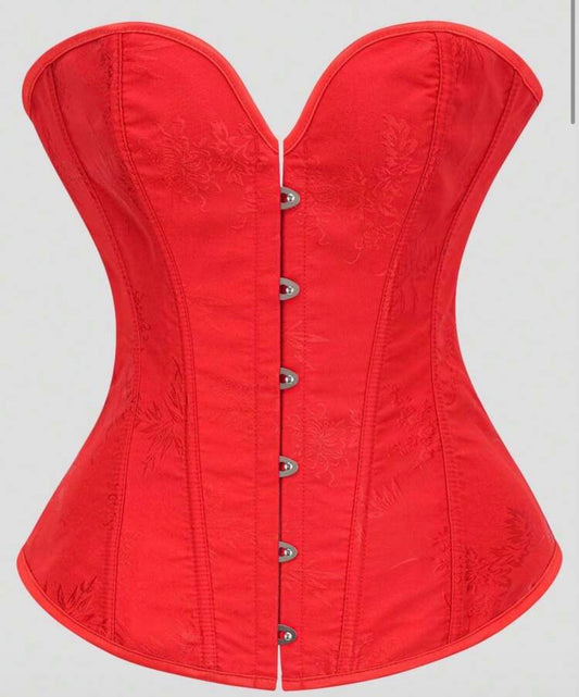 Corset victoriano rojo 2