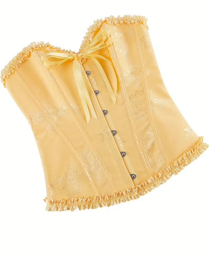 Corset victoriano amarillo