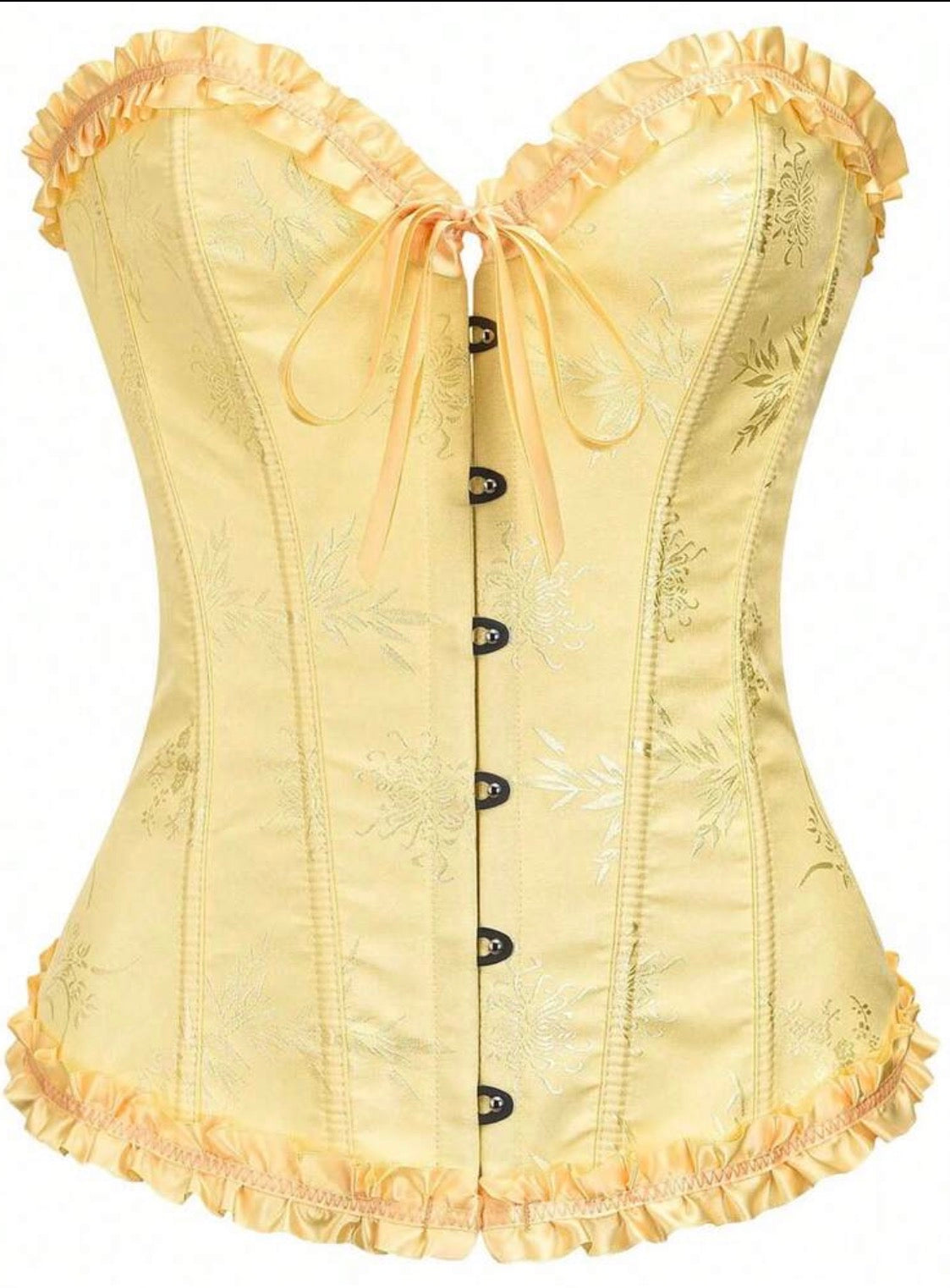 Corset victoriano amarillo