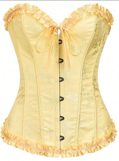 Corset victoriano amarillo