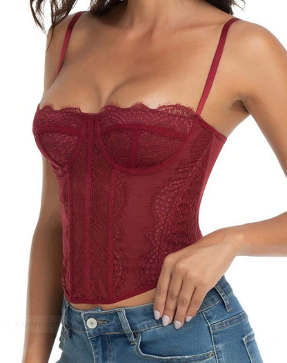 Corset valery vino tinto