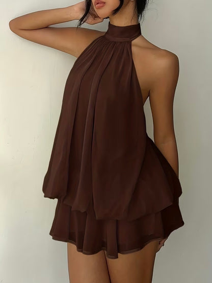 Vestido isabella cafe