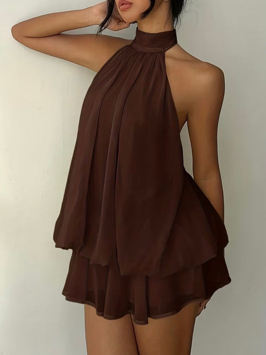 Vestido isabella cafe
