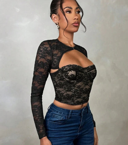Corset suprema con mangas
