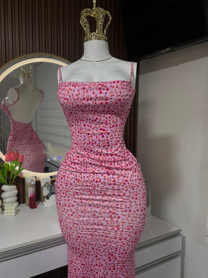 Vestido roseta