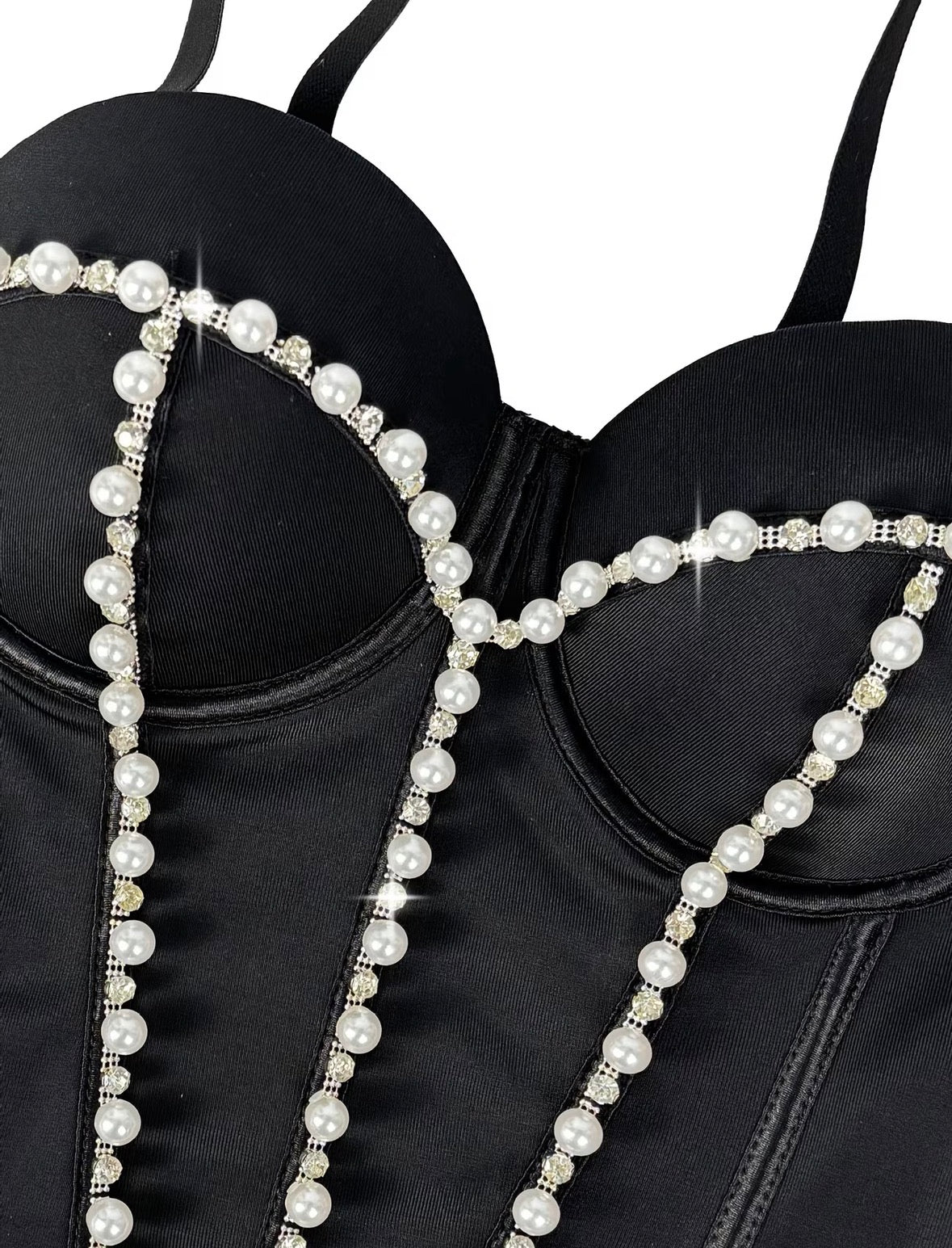 Corset jazmin con perlas