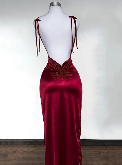 Vestido maia rojo