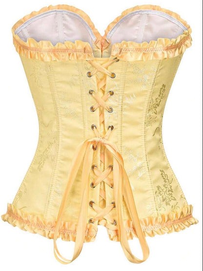 Corset victoriano amarillo