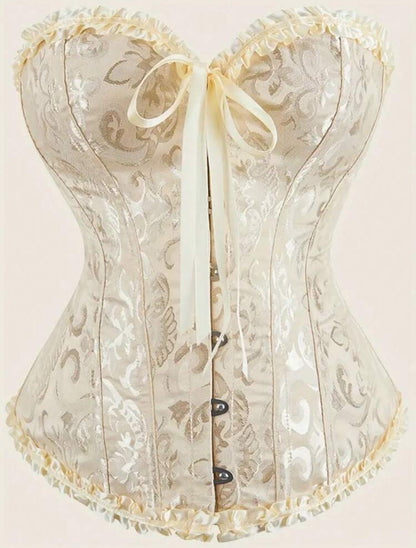 Corset victoriano beige