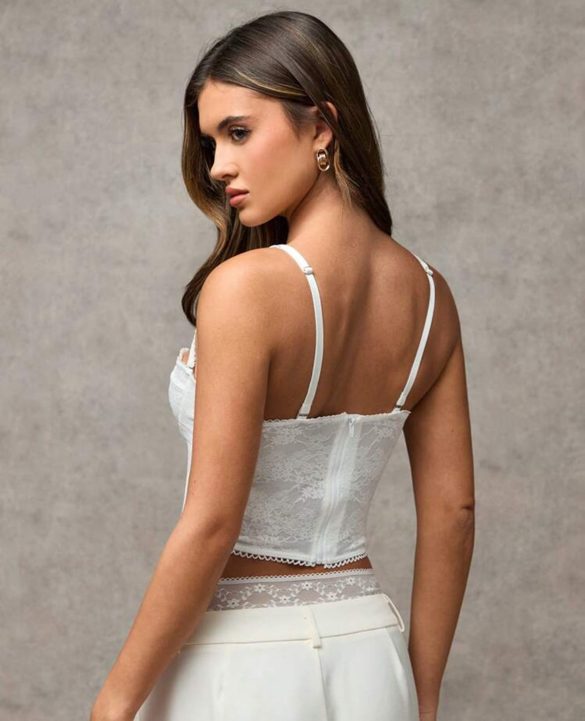 Corset suprema blanco