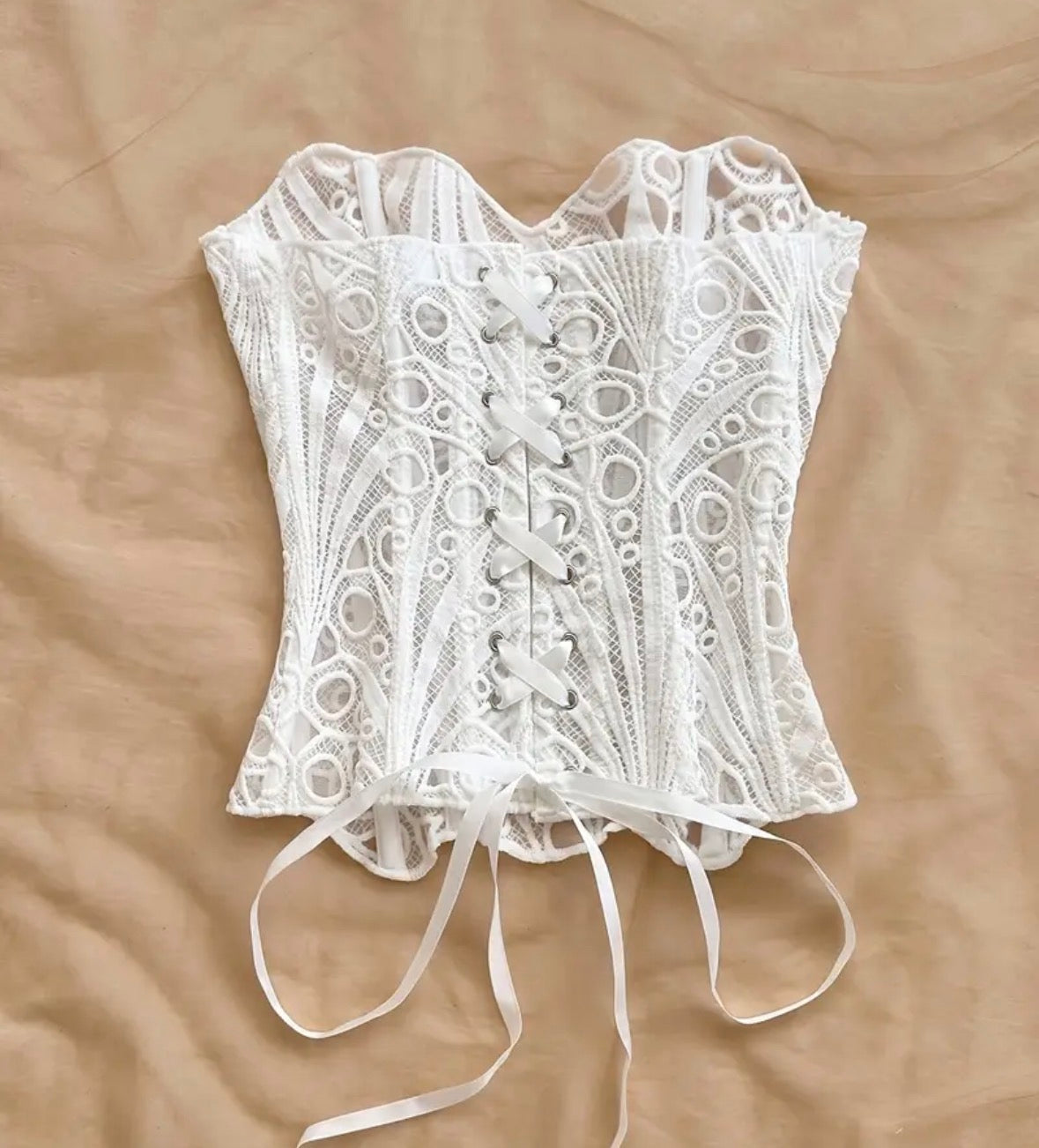 Corset melisa blanco