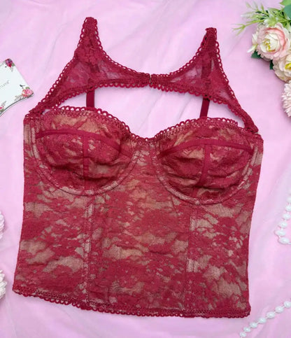 Corset suprema rojo