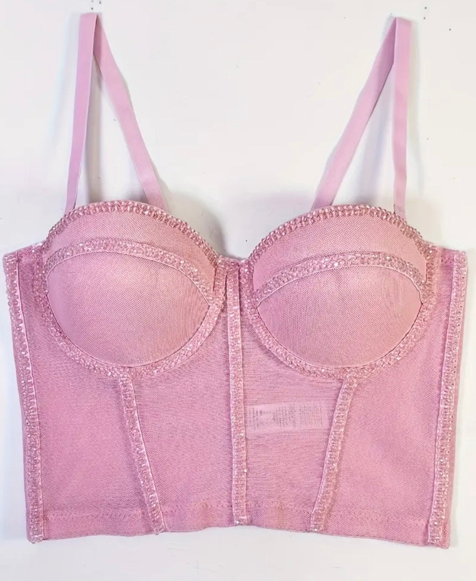 Corset Zoé rosado