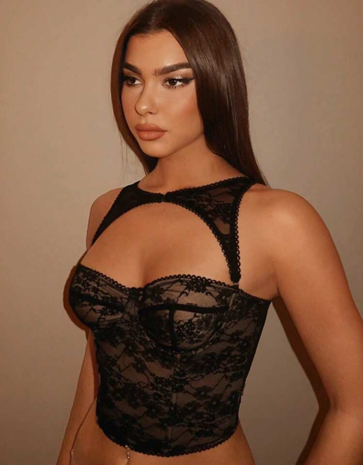 Corset suprema negro